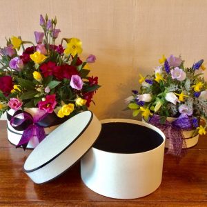 Seasonal Flower Hat Box